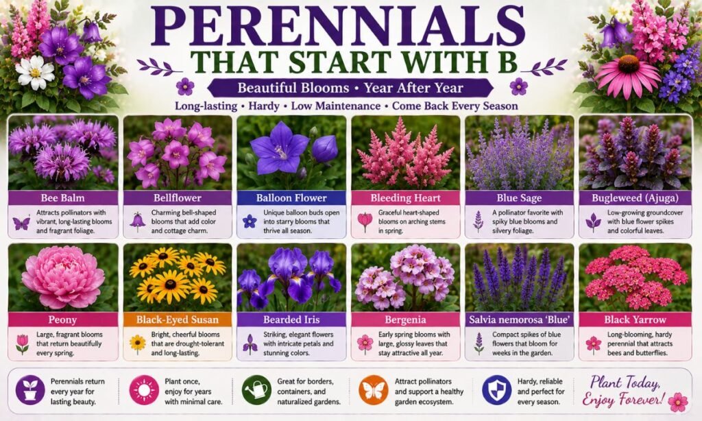 Perennials That Start With B