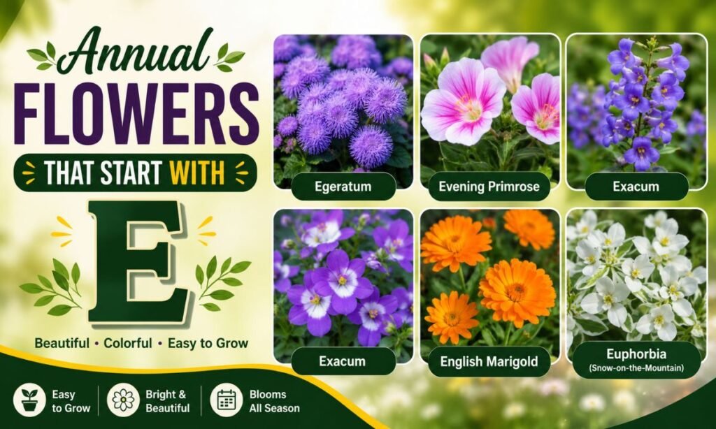 Annual Flowers That Start With E