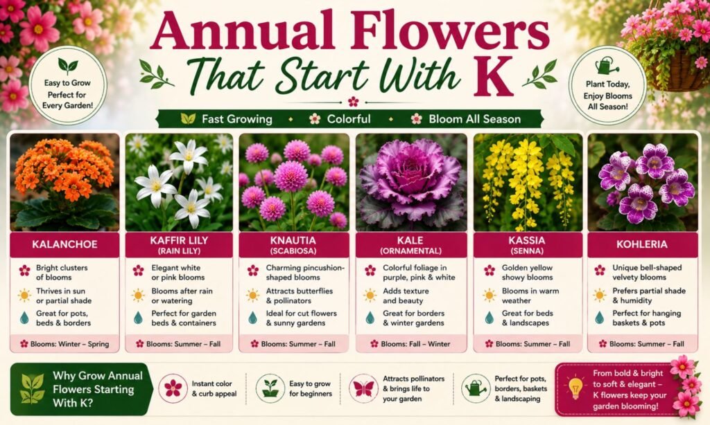Annual Flowers That Start With K