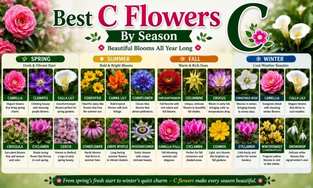 Best C Flowers By Season