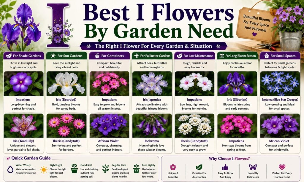 Best I Flowers By Garden Need