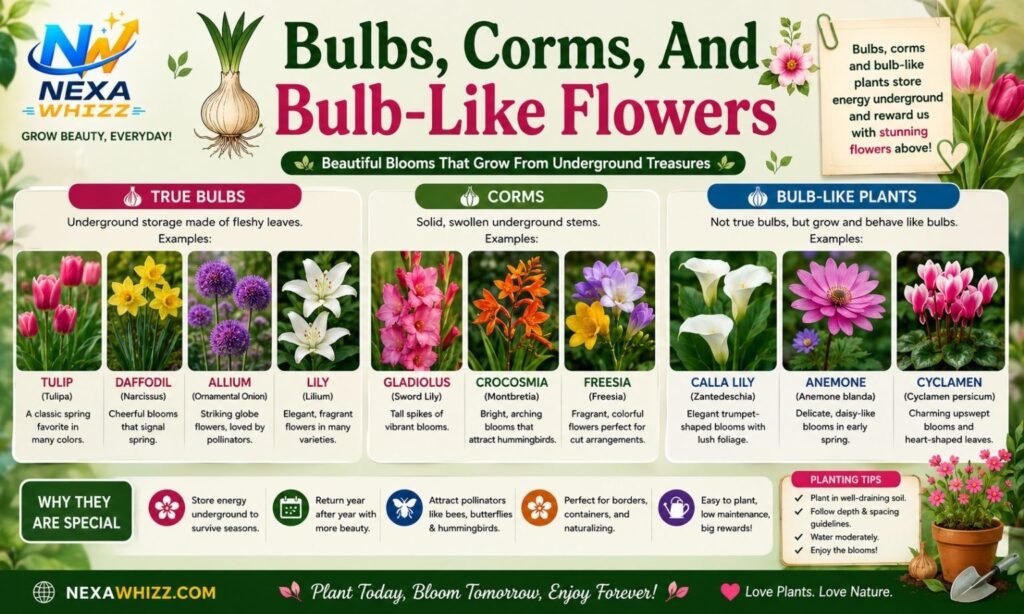 Bulbs, Corms, And Bulb-Like Flowers