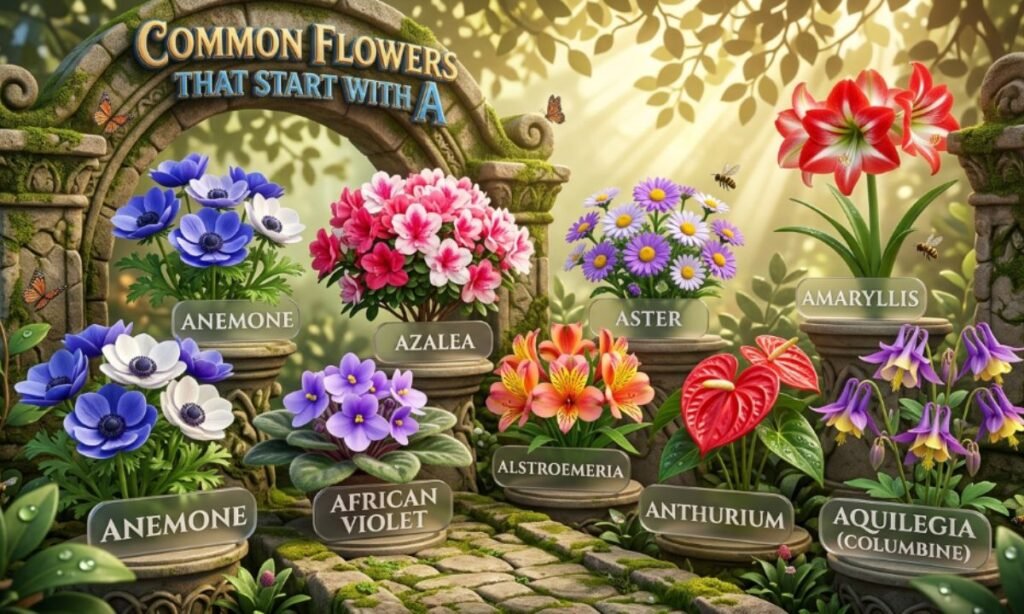 Common Flowers That Start With A