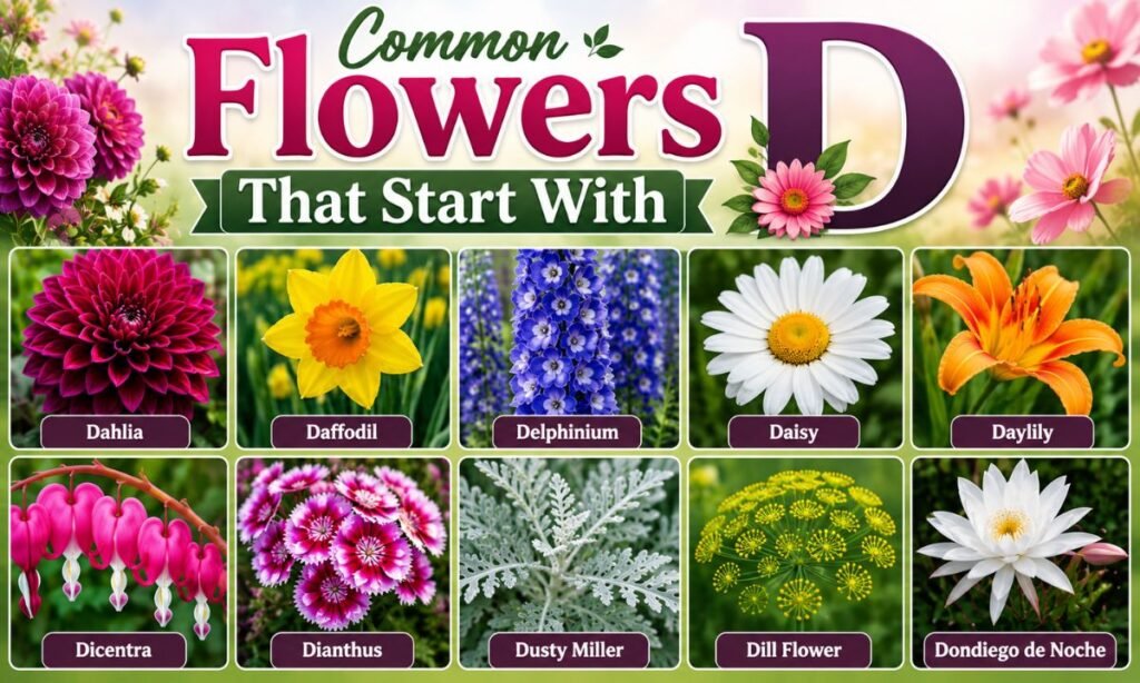 Common Flowers That Start With D