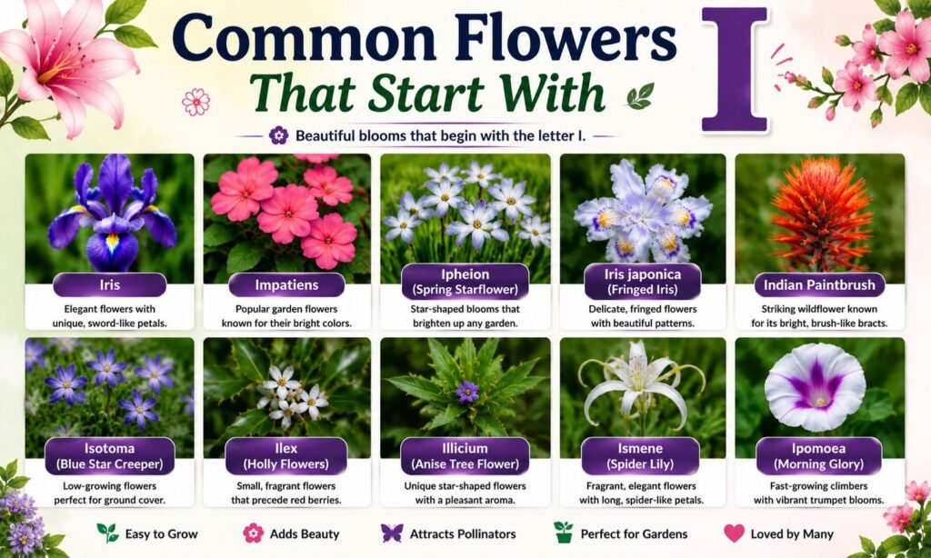 Common Flowers That Start With I