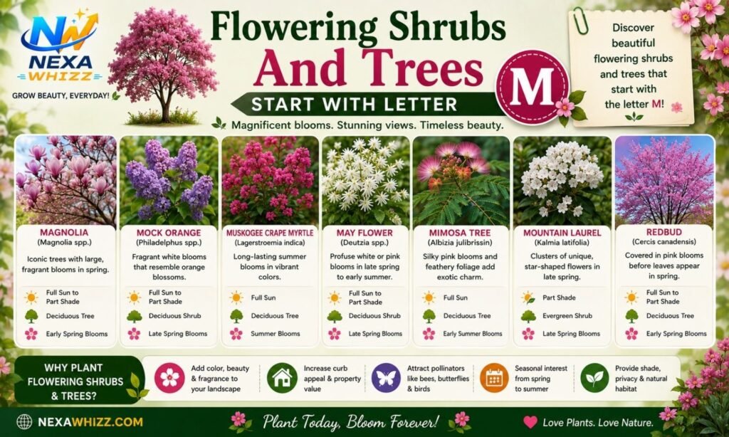 Herb Flower Names Starting With M