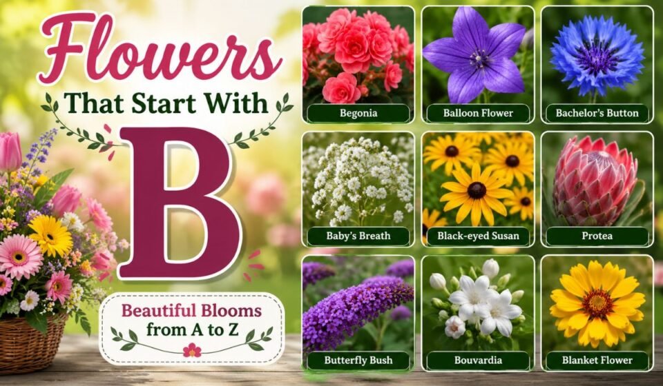 Flowers That Start With B