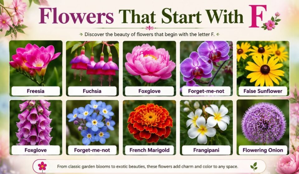 Flowers That Start With F