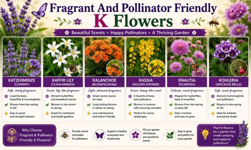 Fragrant And Pollinator Friendly K Flowers
