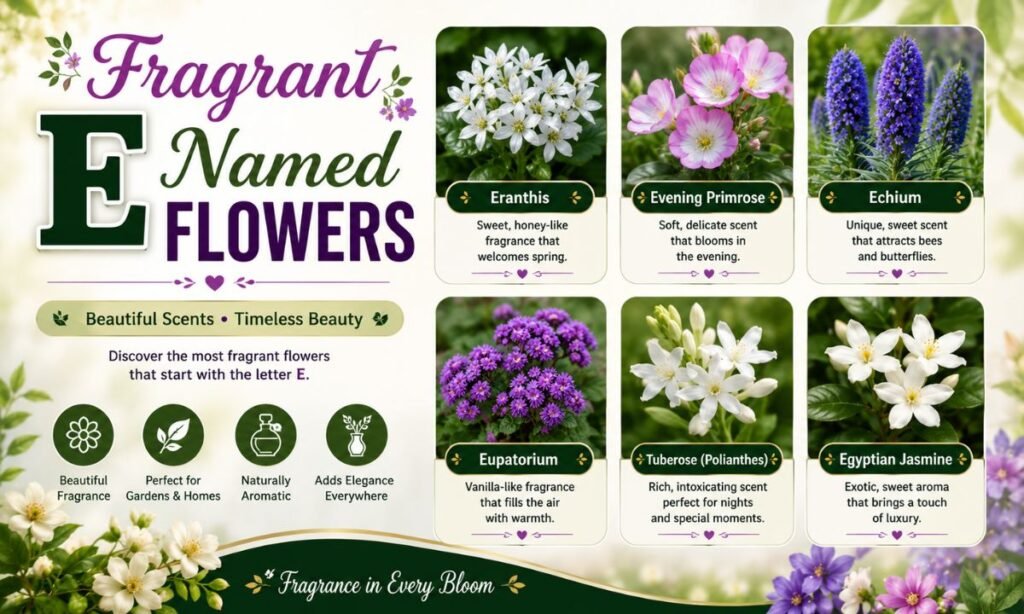 Fragrant E Named Flowers