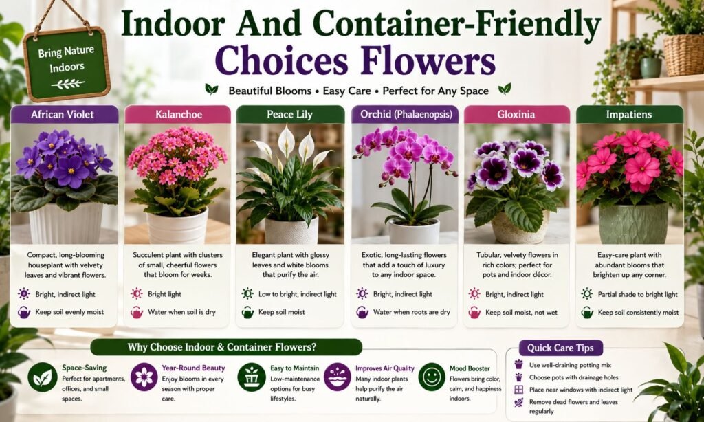Indoor And Container-Friendly Choices
