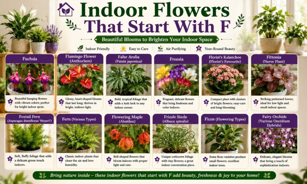 Indoor Flowers That Start With F