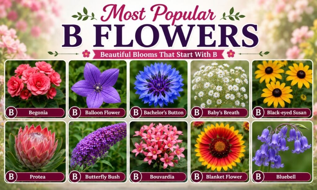 Most Popular B Flowers