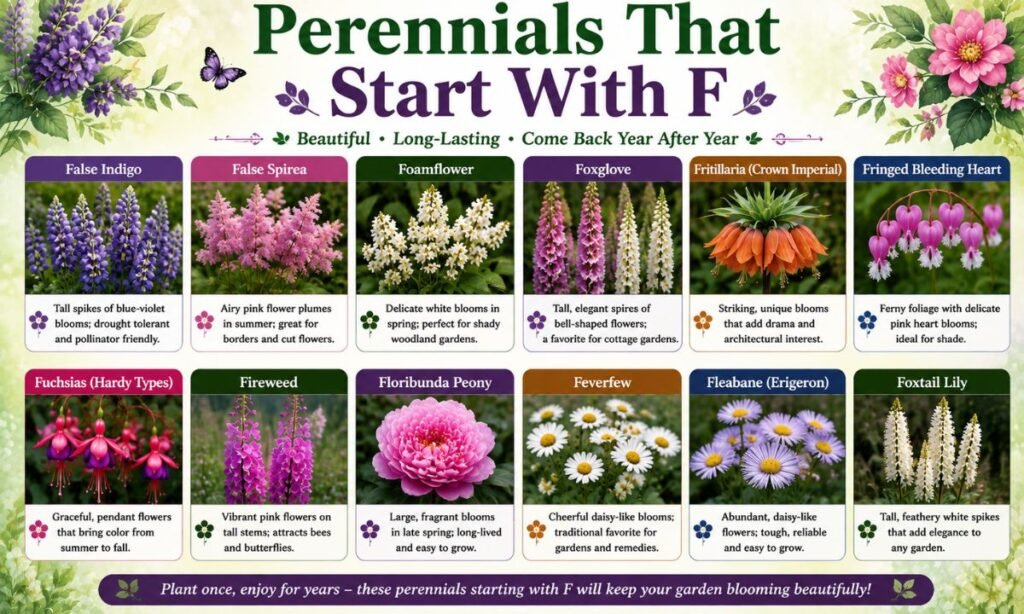 Perennials That Start With F