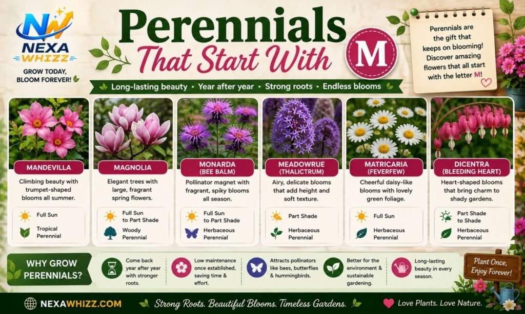 Perennials That Start With M