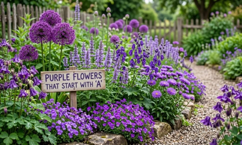 Purple Flowers That Start With A