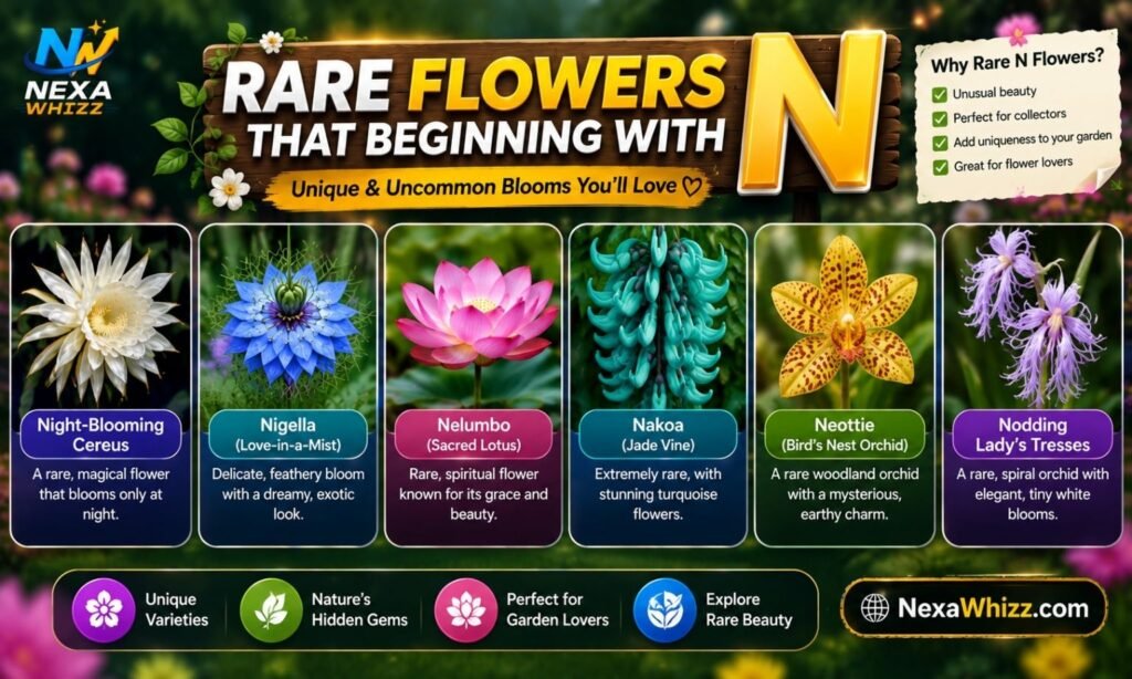 Rare Flowers That Beginning With N