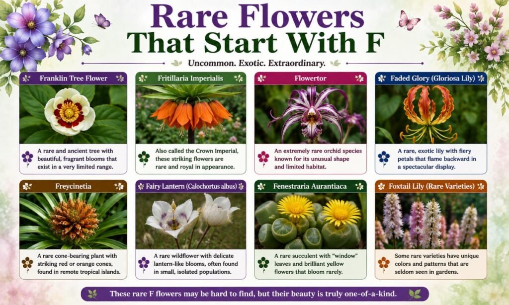 Rare Flowers That Start With F