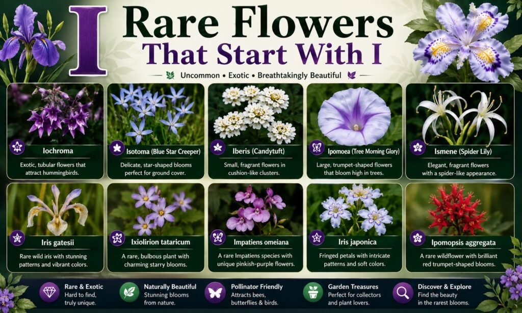 Rare Flowers That Start With I