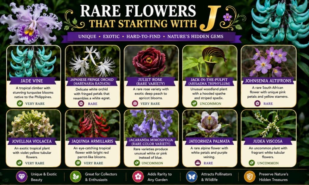 Rare Flowers That Starting With J