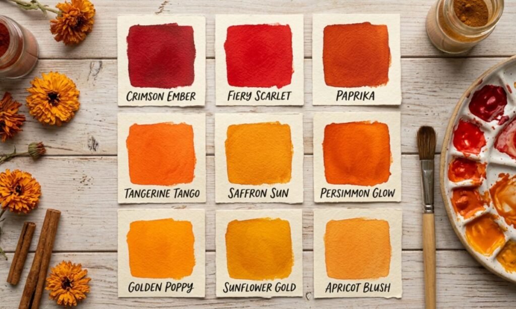 Red, Orange, And Hot Color Picks