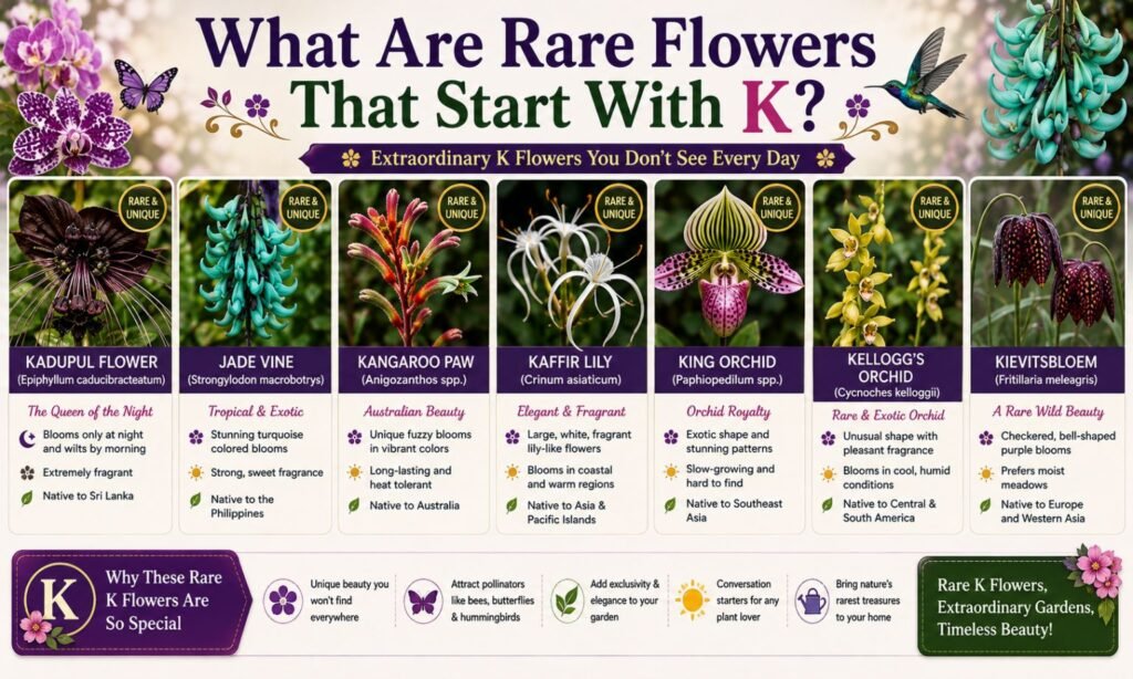 What Are Rare Flowers That Start With K?