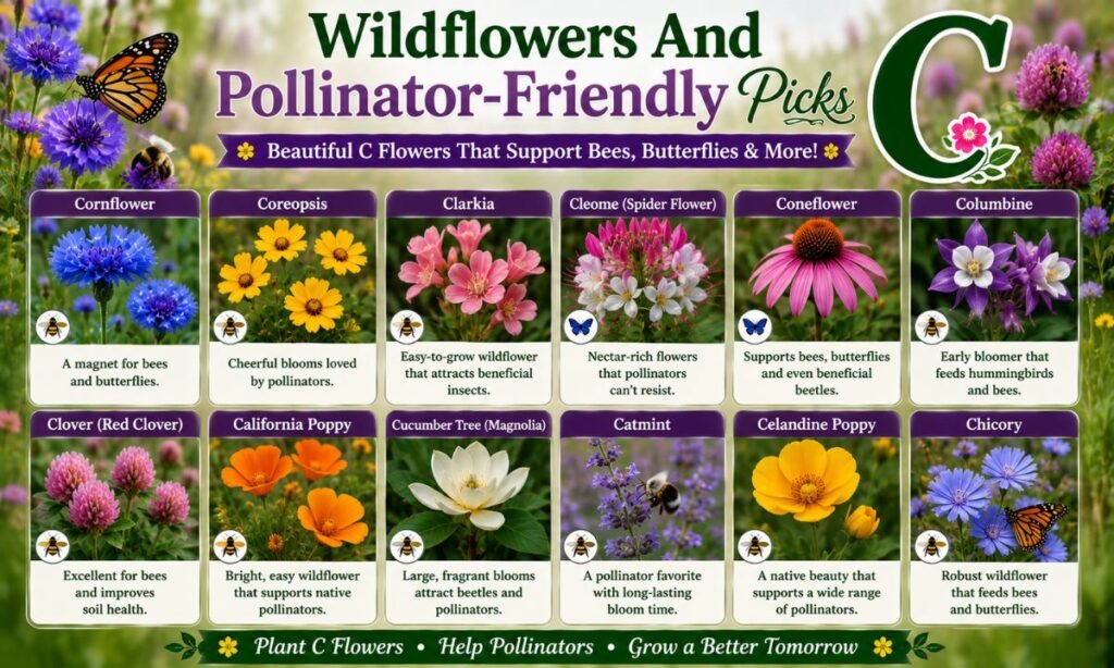 Wildflowers And Pollinator-Friendly Picks