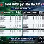 Bangladesh National Cricket Team vs New Zealand National Cricket Team Match Scorecard