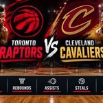 Toronto Raptors vs Cleveland Cavaliers Match Player Stats