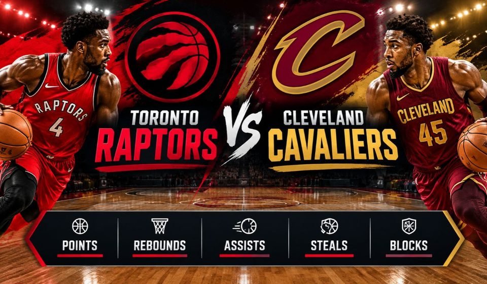 Toronto Raptors vs Cleveland Cavaliers Match Player Stats